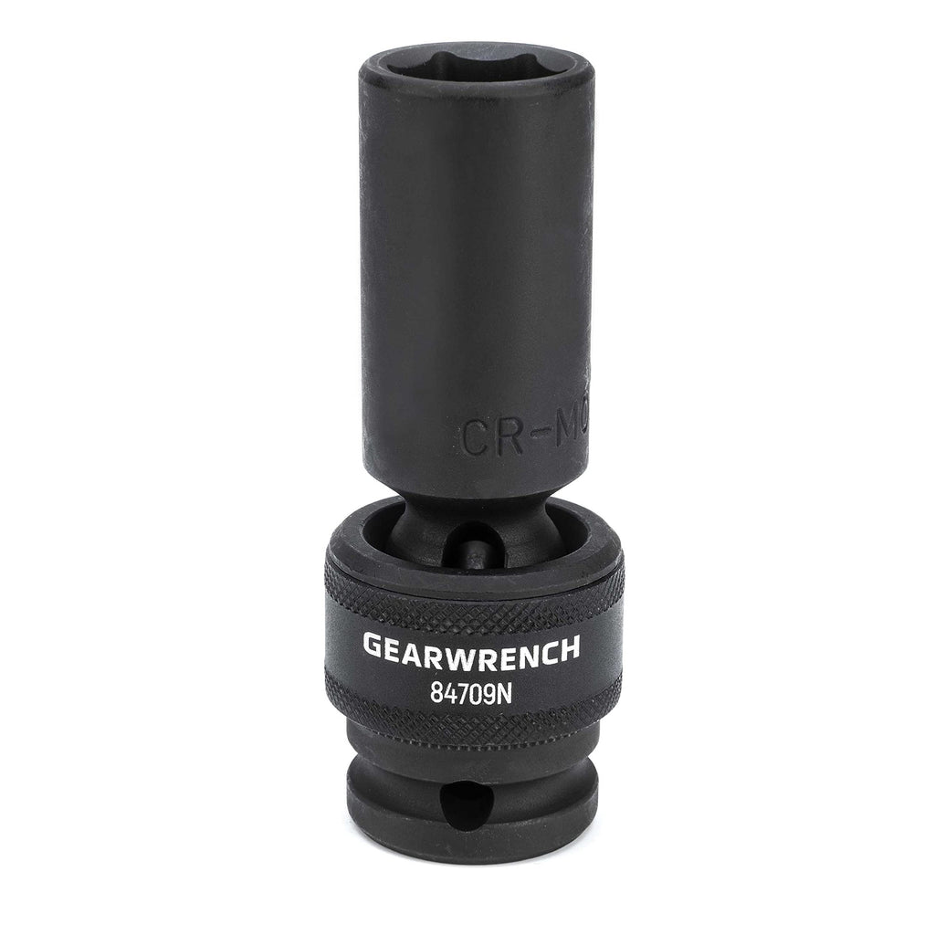 Black socket tool with Gearwrench branding on a white background