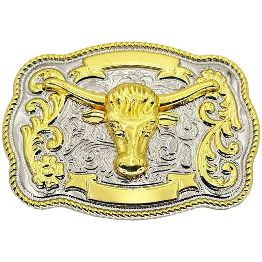 Golden Bull Oversized Belt Buckle