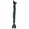 Braided dark green tail bag for a horse