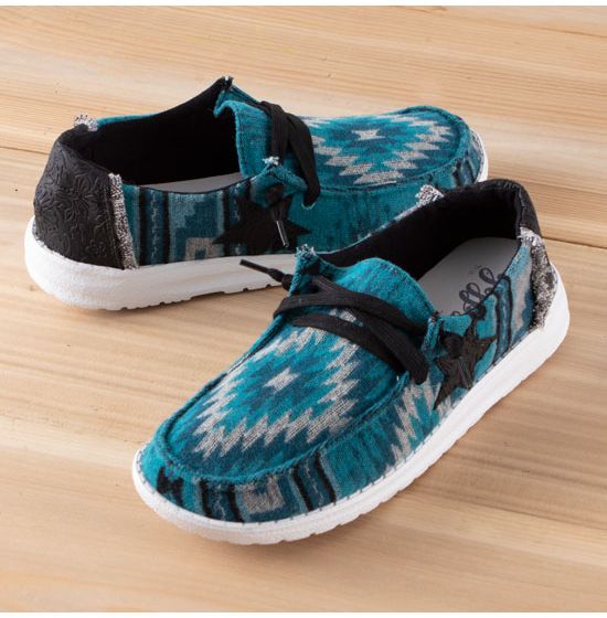 Western slip-on shoes