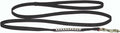 Nylon dog leash that is black with rhinestones