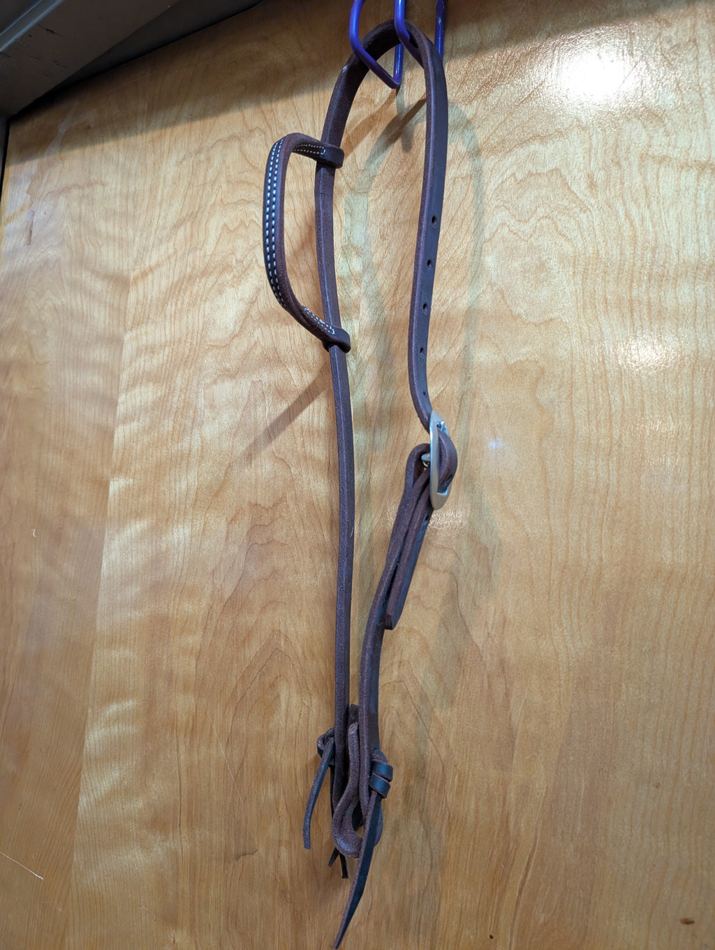 Harness Leather Sliding ear headstall