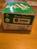 Box of hillman wood screws  100pk