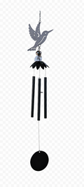 Black humming bird windchime