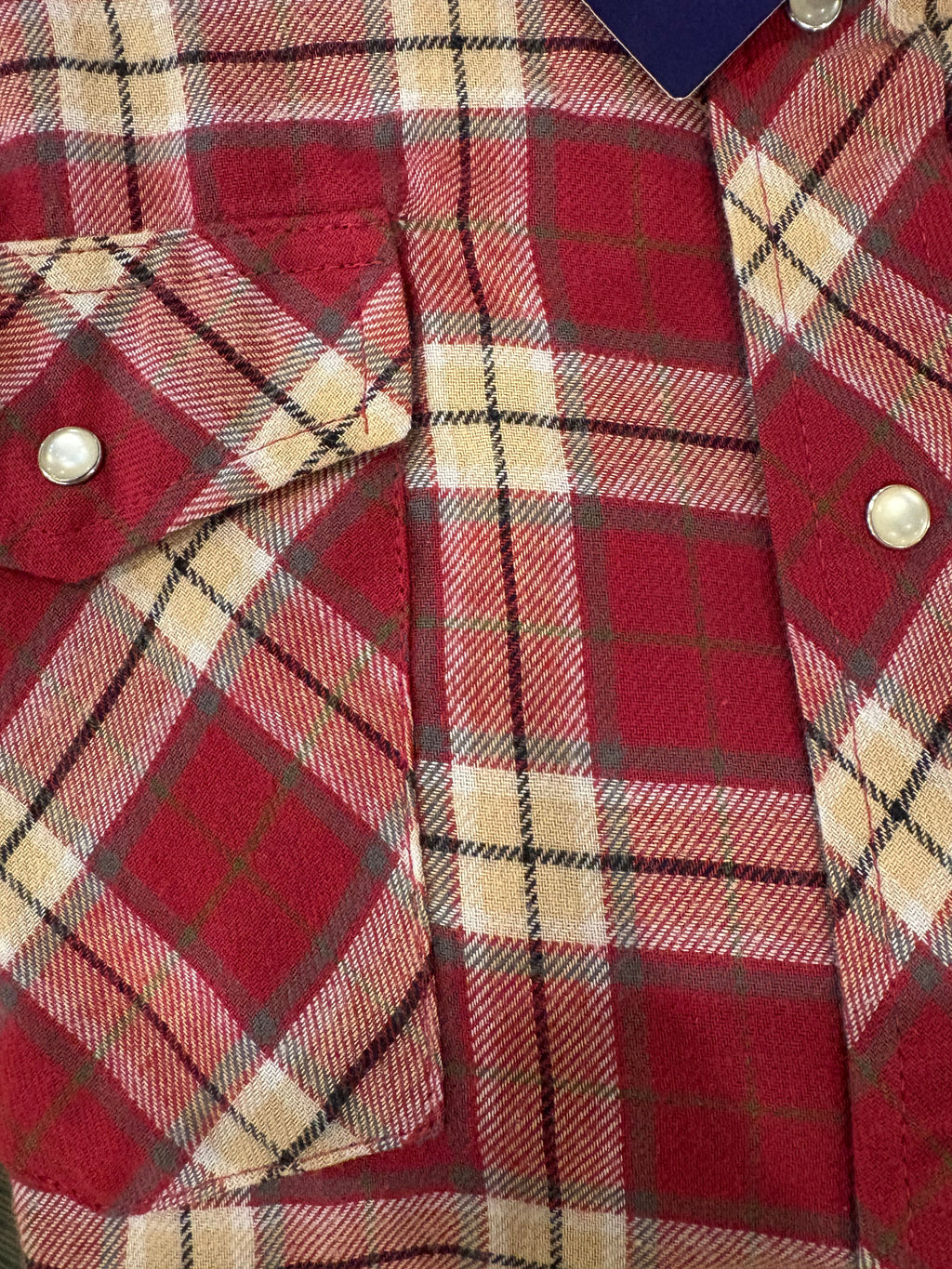 Men's Wrangler Snap Button Down Long Sleeve Shirts