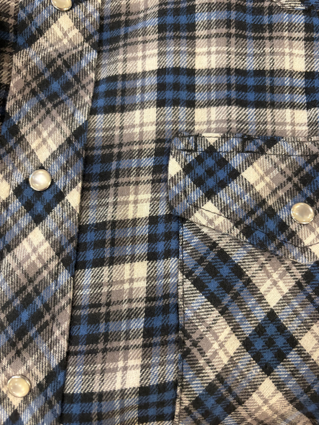 Men's Wrangler Snap Button Down Long Sleeve Shirts
