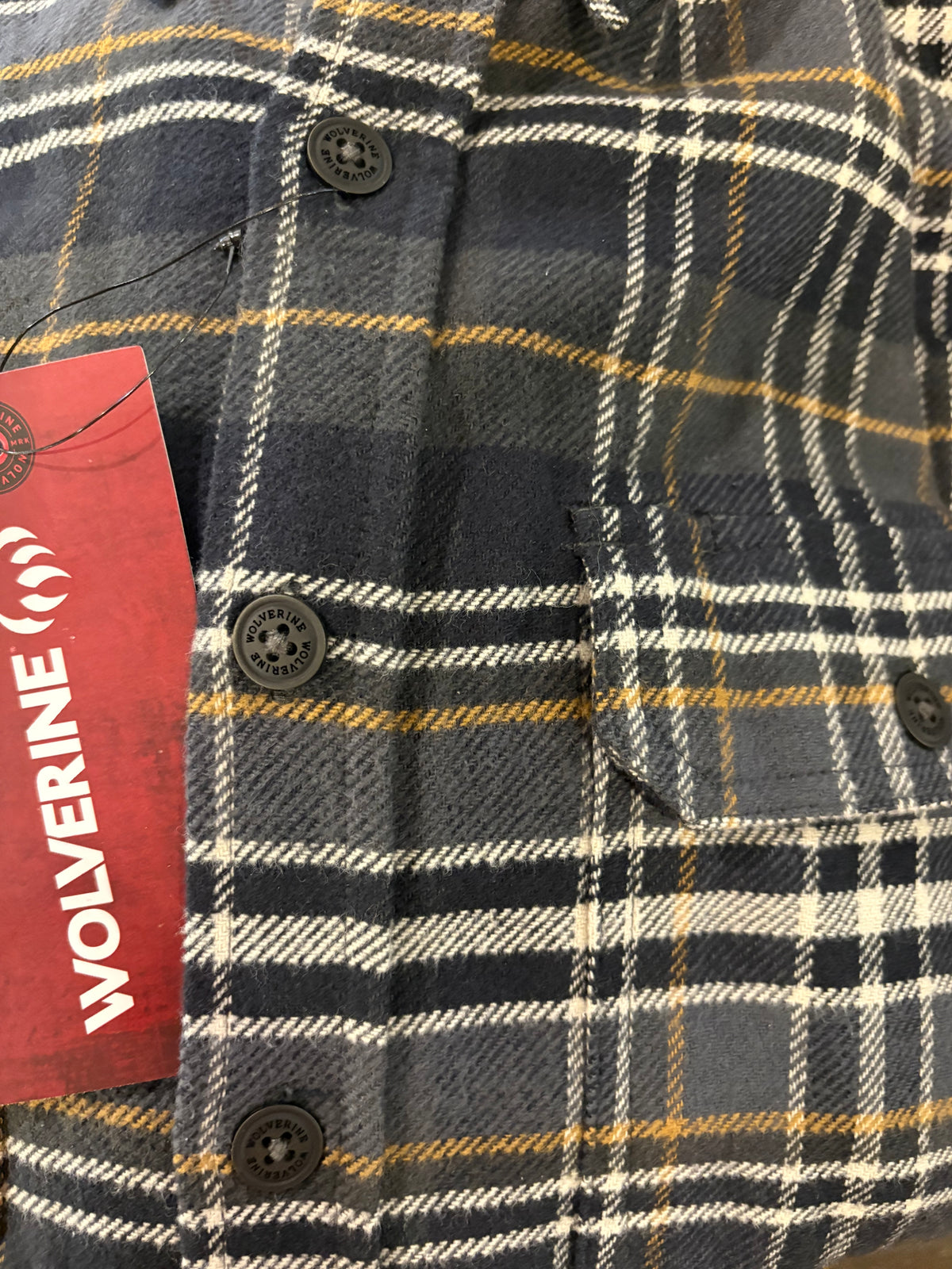 Wolverine Flannel Long Sleeve Shirt
