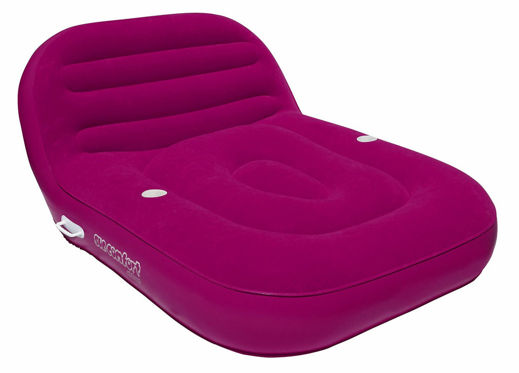 Purple inflatable seat