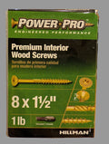 Box of Power Pro Premium Interior Wood Screws