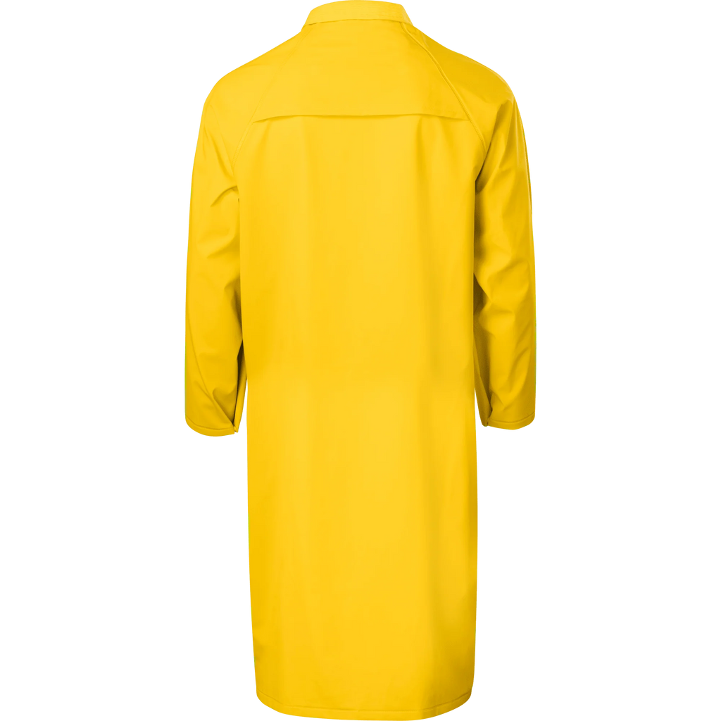 View of back Iron Wear raincoat