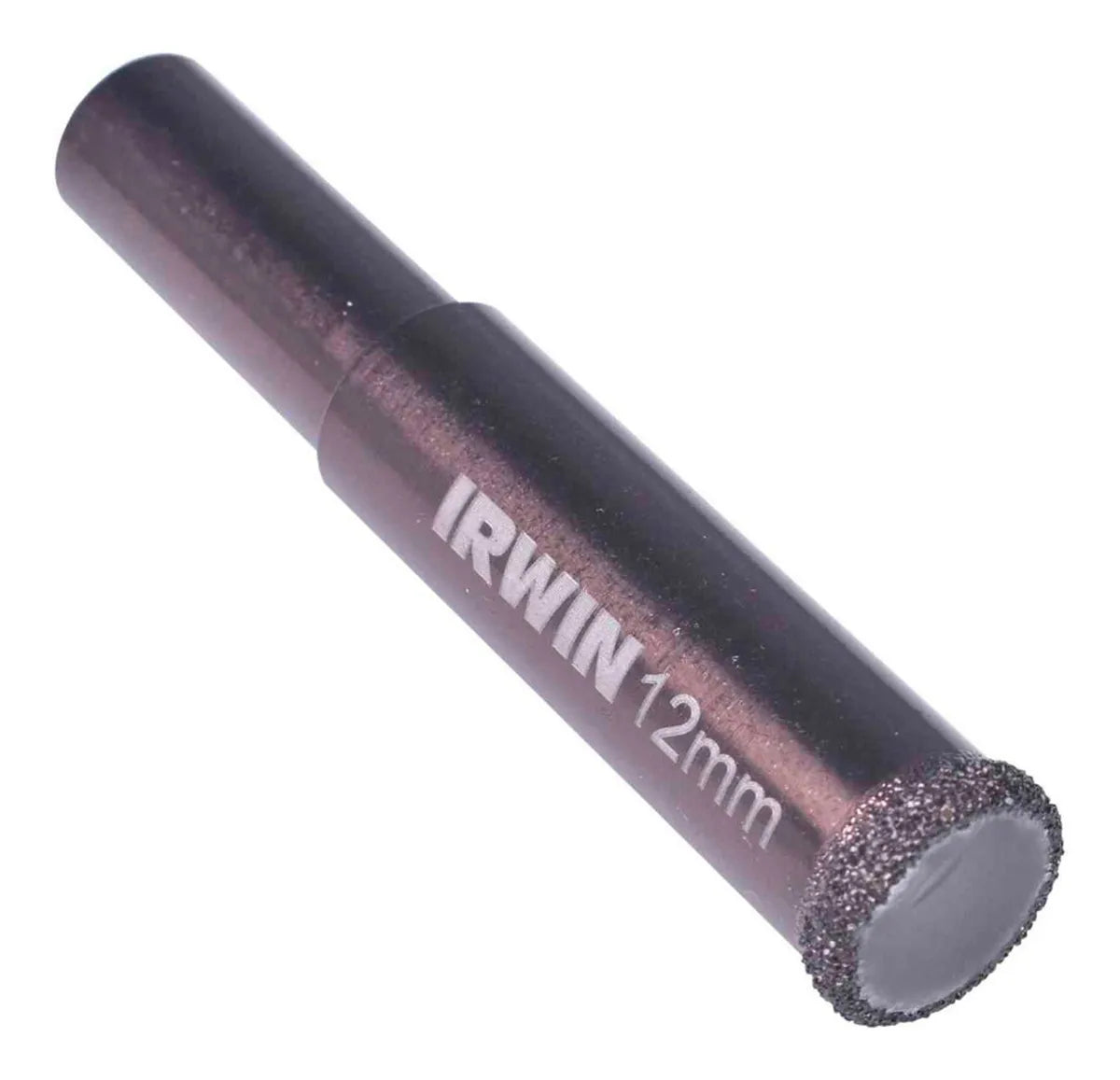 Irwin diamond drill bit with 12mm diameter on a white background