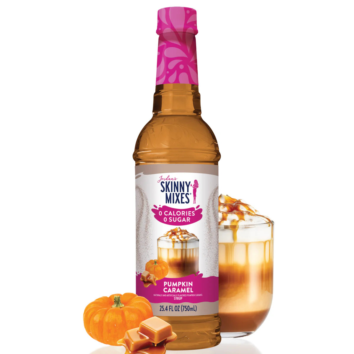 Limited! Jordan's Skinny Mix, Sugar Free Pumpkin Caramel Syrup