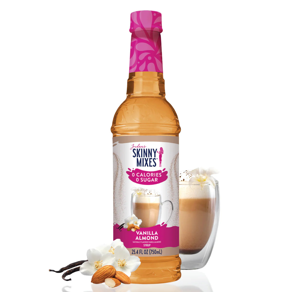 Jordan's Skinny Mix, Sugar Free Vanilla Almond Syrup