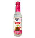 A bottle of Jordan's Skinny Mix Sugar Free White Chocolate Peppermint Syrup
