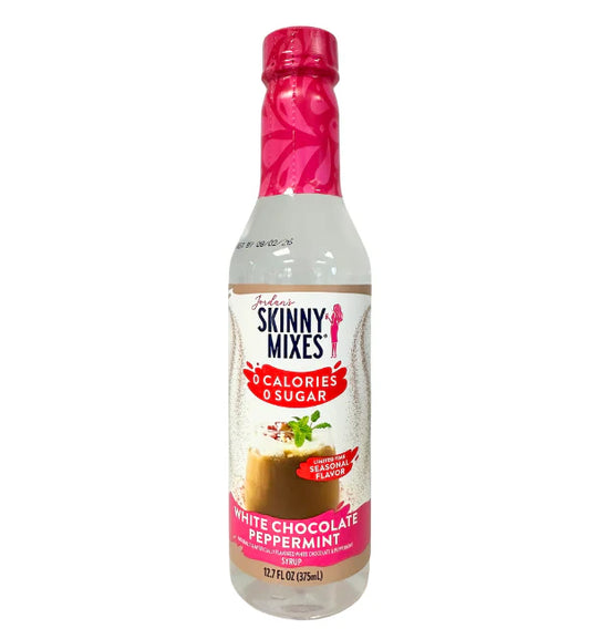 Jordan's Skinny Mix, Sugar Free White Chocolate Peppermint Syrup 12.7fl oz