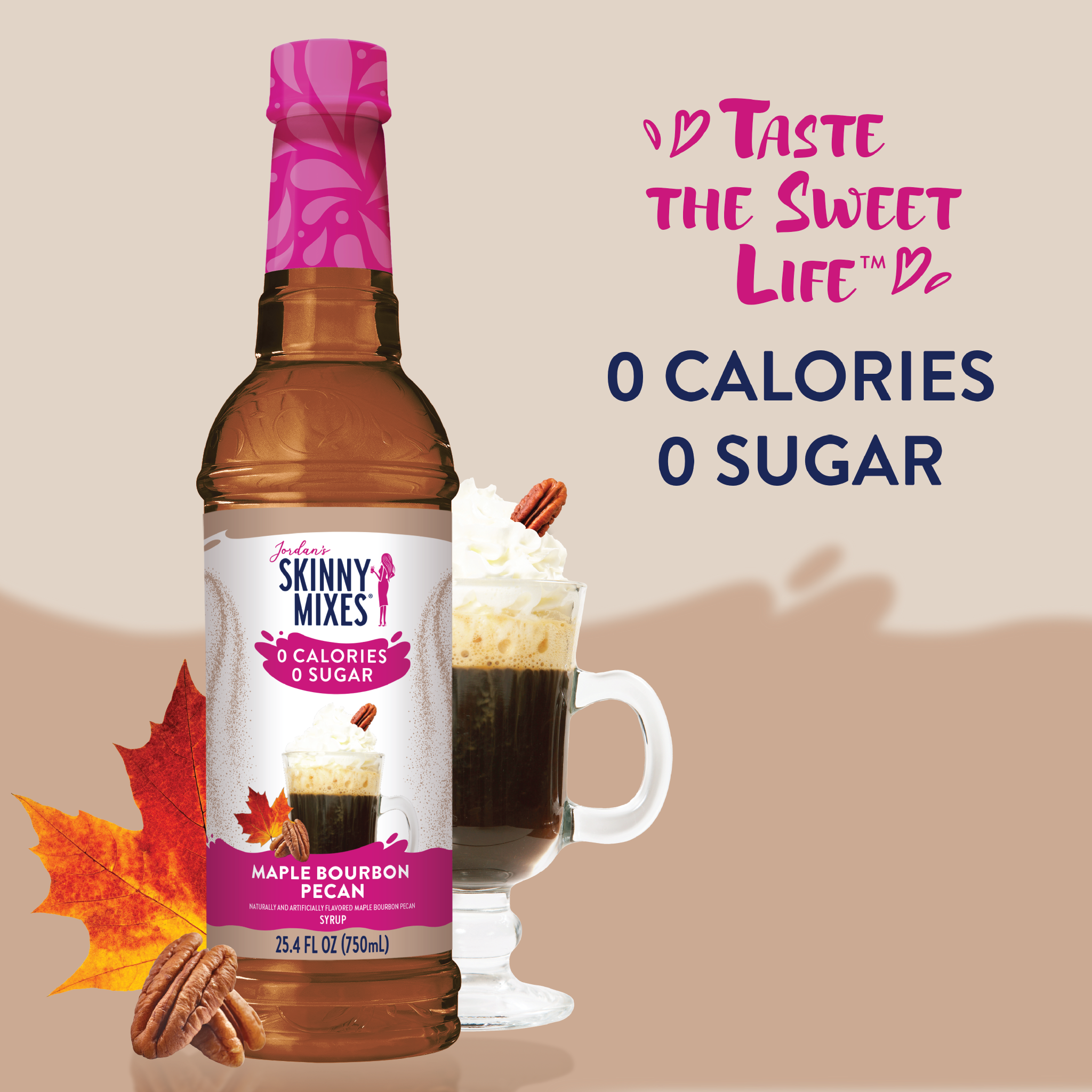 Maple bourbon Pecan zero sugar