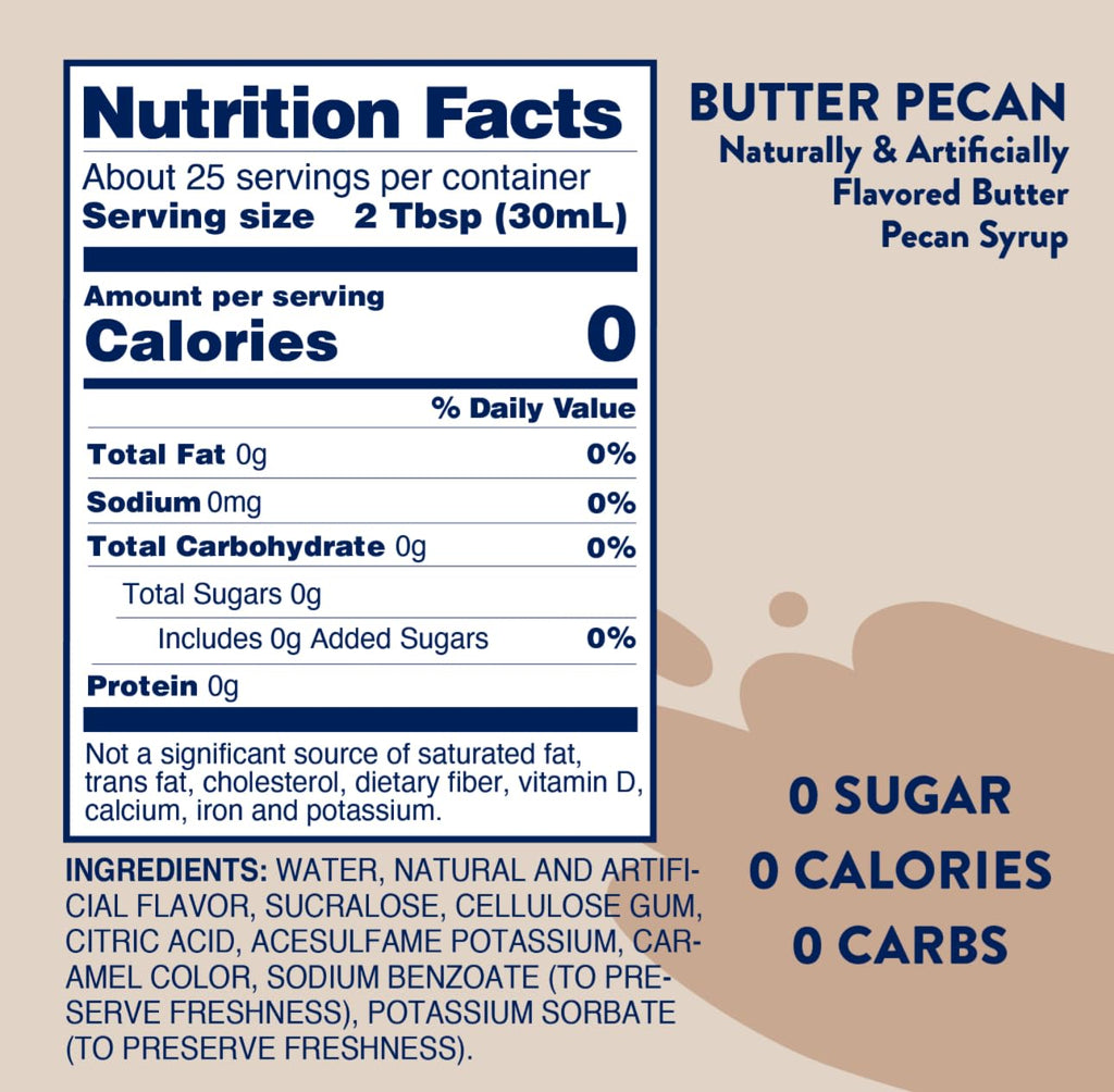 Skinny Mix Nutrition Facts
