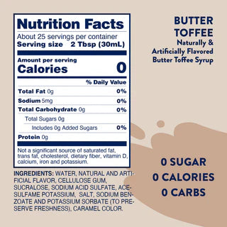 Butter toffee flavor