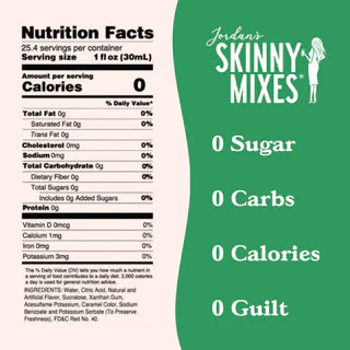 Jordan's Skinny Mix, Sugar Free Cucumber Mint Syrup