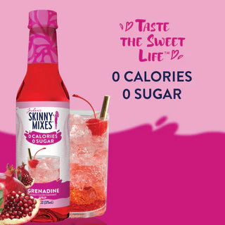 Jordan's Skinny Mix, Sugar Free Grenadine Syrup 12.7 fl oz