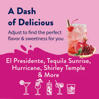 Jordan's Skinny Mix, Sugar Free Grenadine Syrup 12.7 fl oz