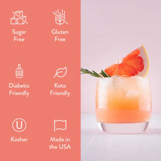 Jordan's Skinny Mix, Sugar Free Ruby Red Grapefruit Syrup