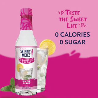 Jordan's Skinny Mix, Sugar Free Simple Syrup 12.7 fl oz