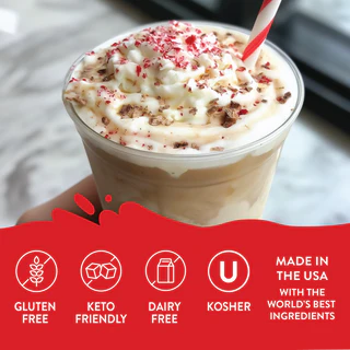 Jordan's Skinny Mix, Sugar Free White Chocolate Peppermint Syrup 12.7fl oz
