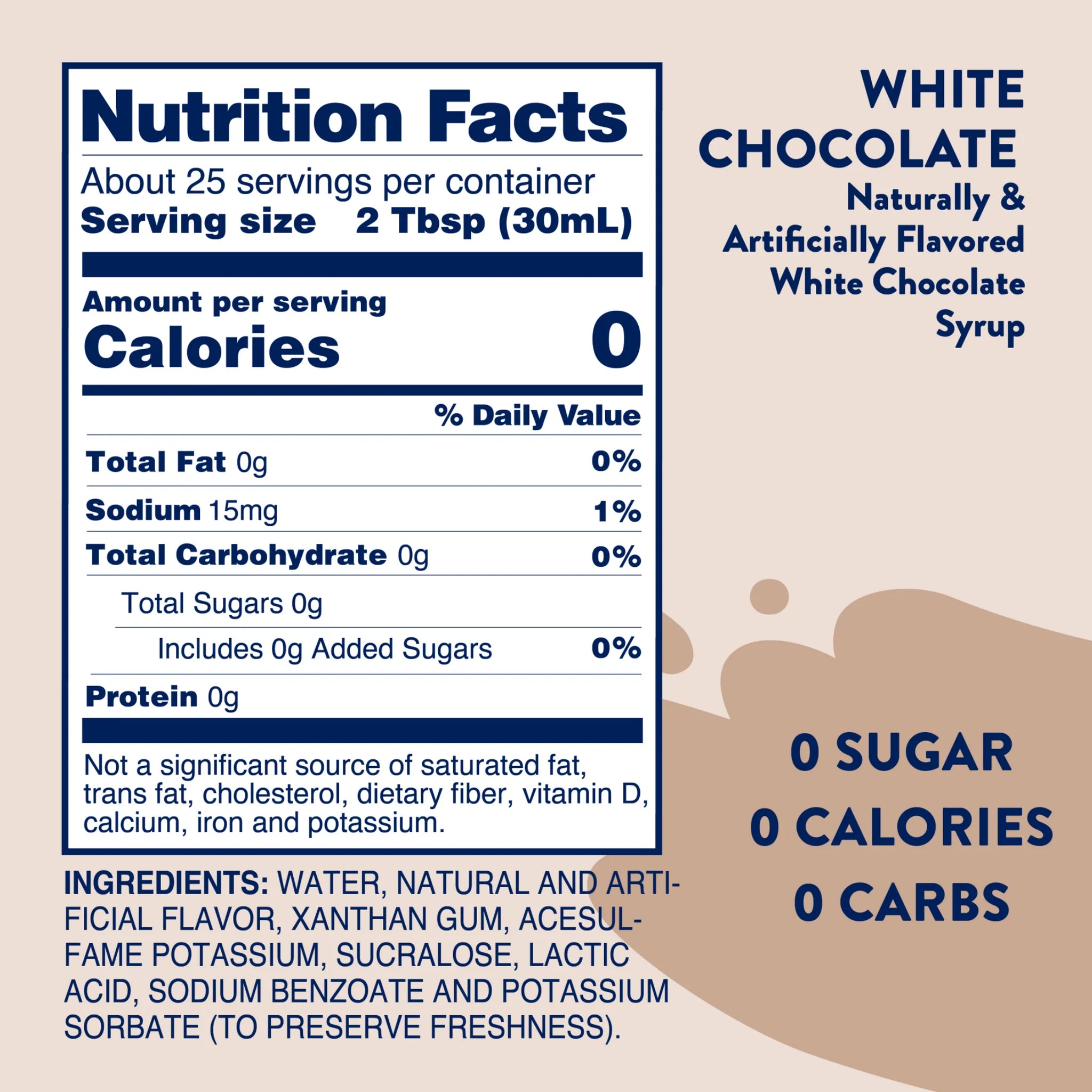 Skinny MIx Nutrition facts