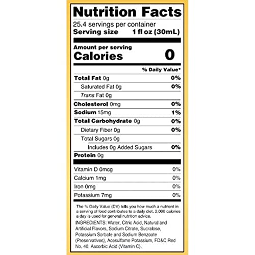 ingredient list for candy apple skinny mix