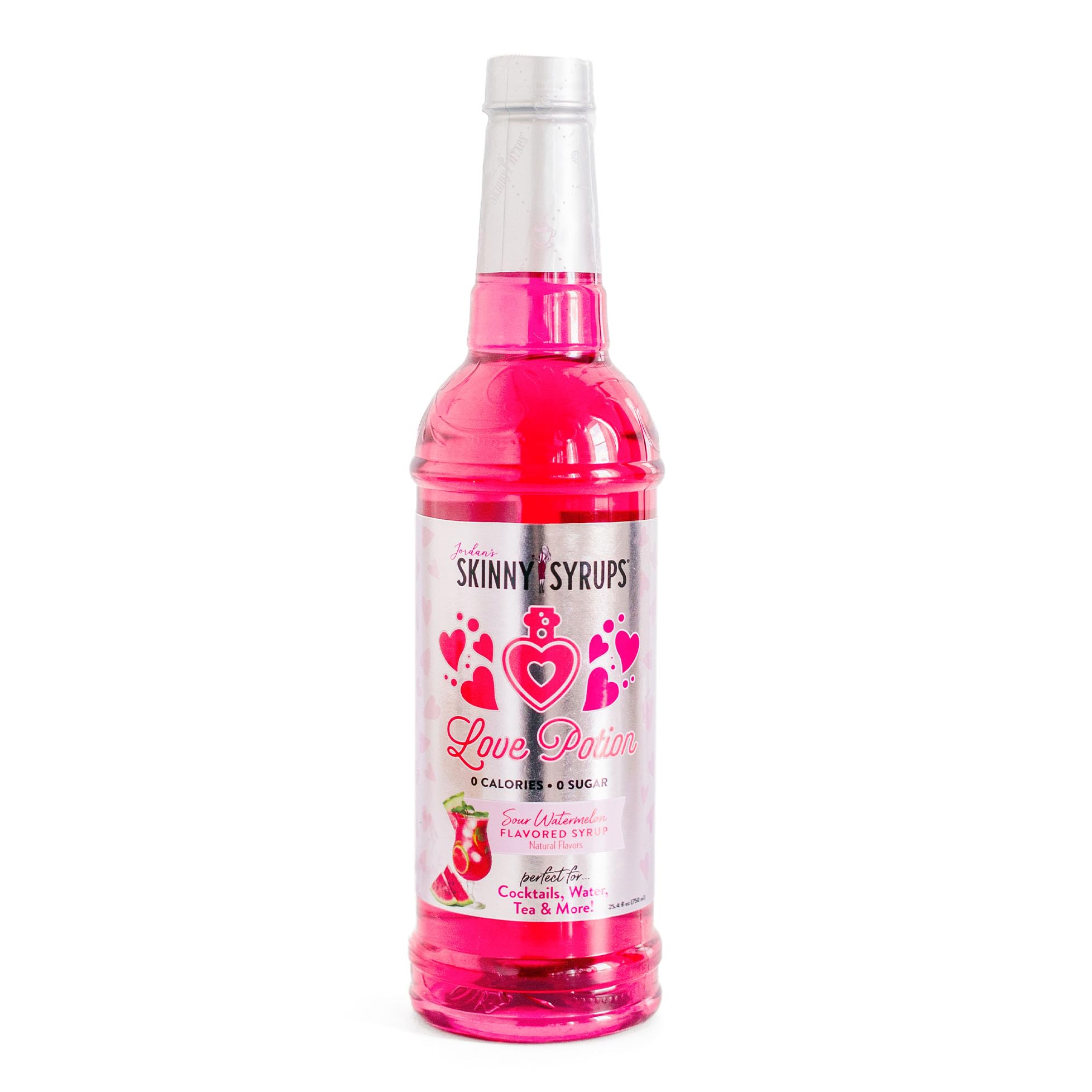 Jordan’s Skinny Mixes Sugar Free Syrup – Love Potion Flavor(Sour Watermelon), 25.4 fl oz