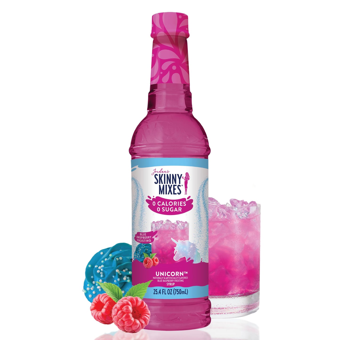 Jordan's Skinny Mixes Sugar Free Syrup, Unicorn Flavor,25.4 Fl Oz