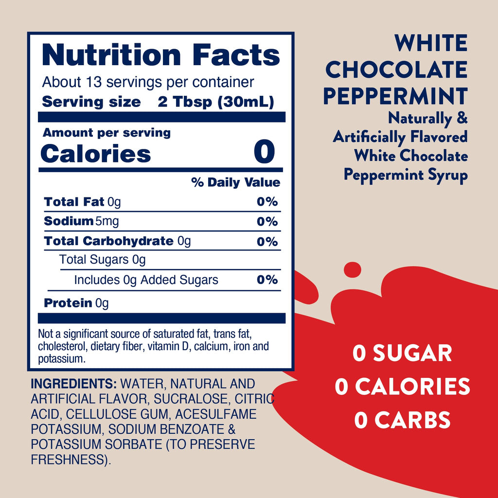 Skinny Mix Nutrition facts