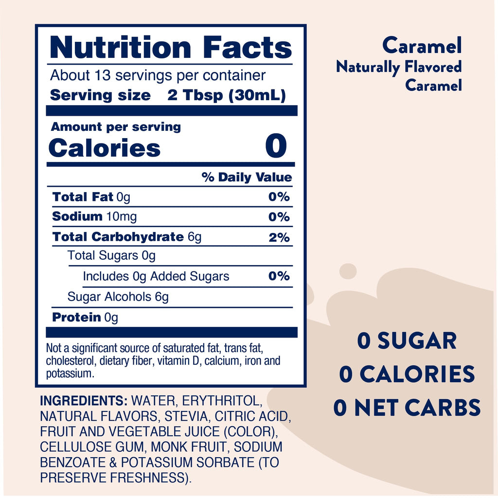 Skinny Mix Nutrition facts