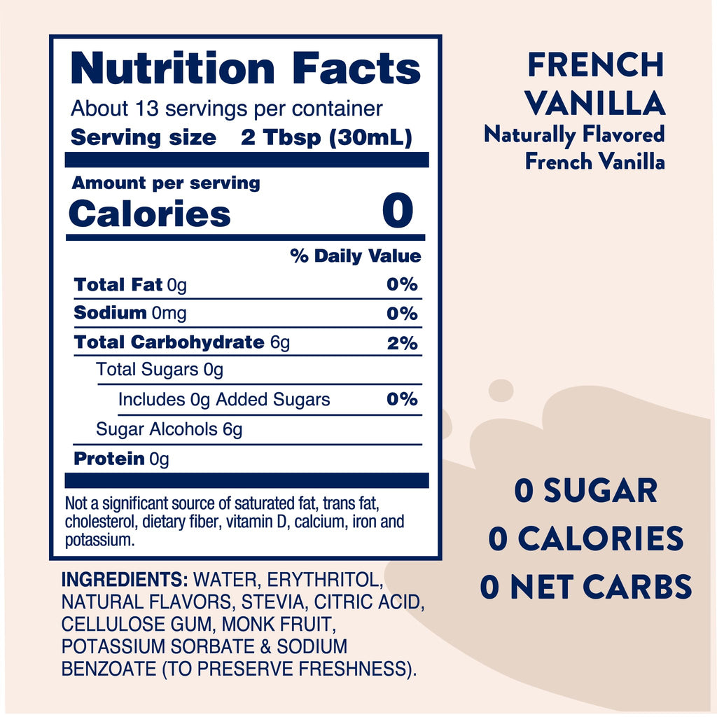 Skinny Mix Nutrition facts