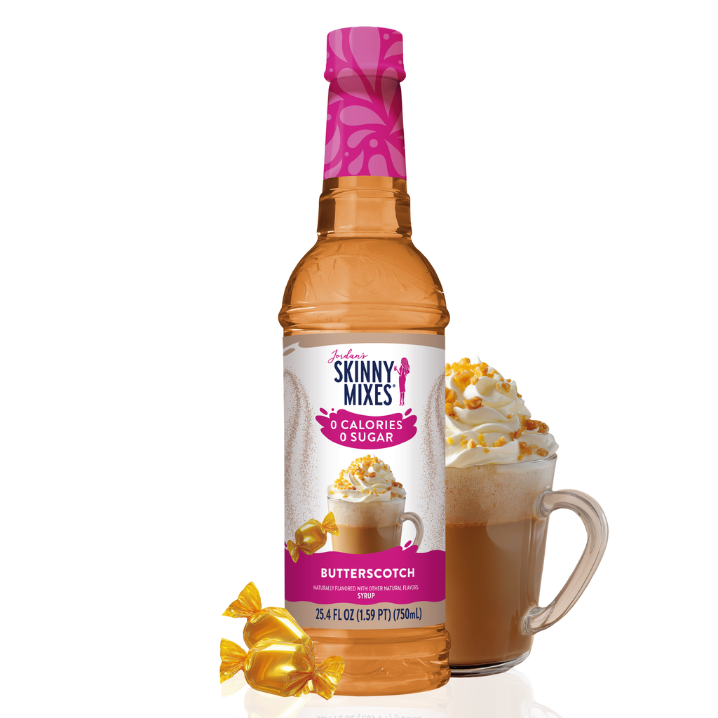 Bottle of Jordan's Skinny Mixes Butterscotch syrup
