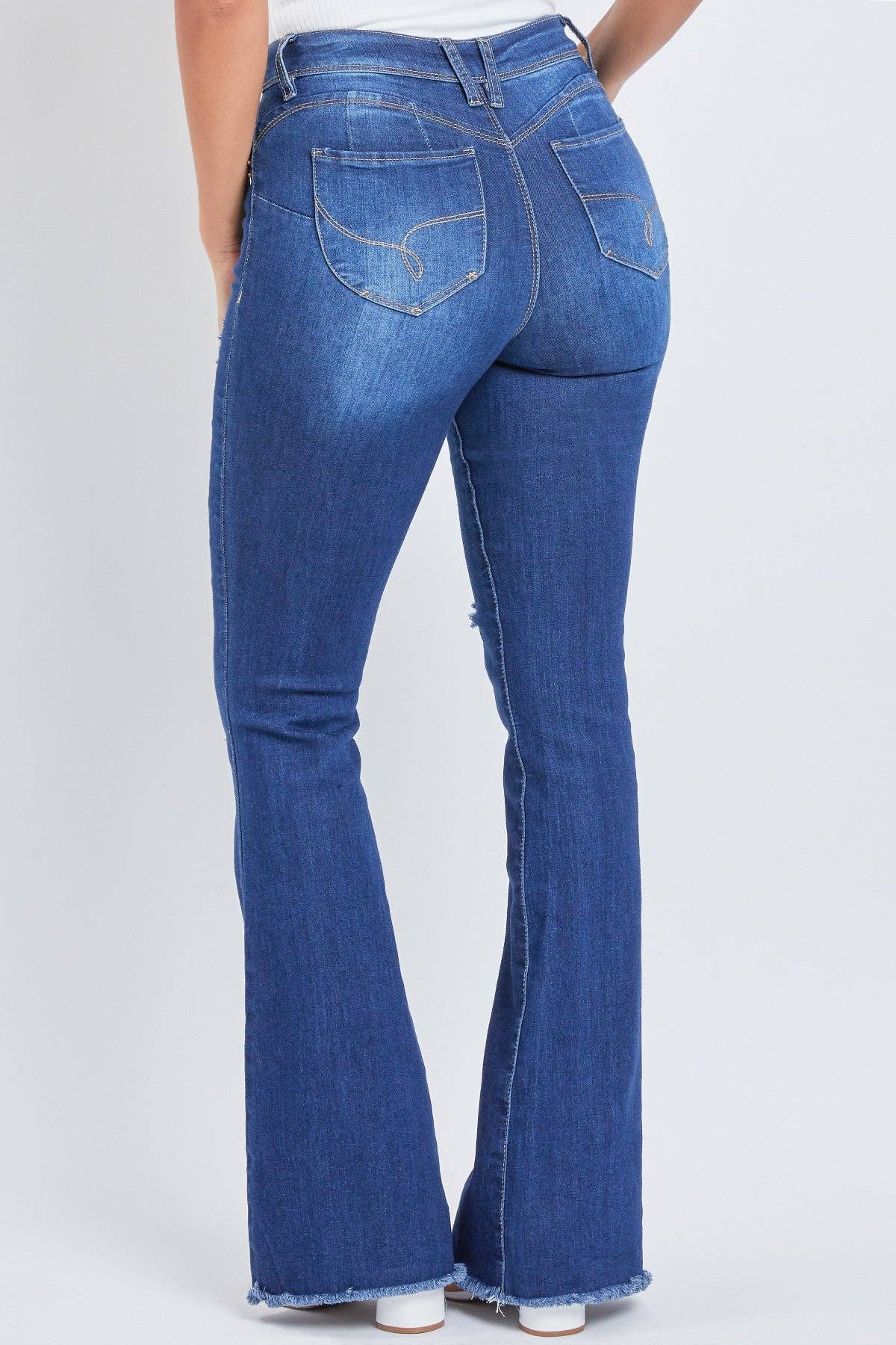 Junior WannaBettaButt High-Rise Super Flare Jean