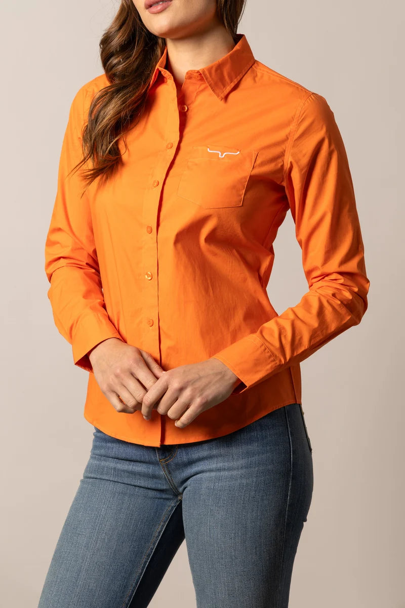Ladies Kimes Ranch Team Shirt - Khaki
