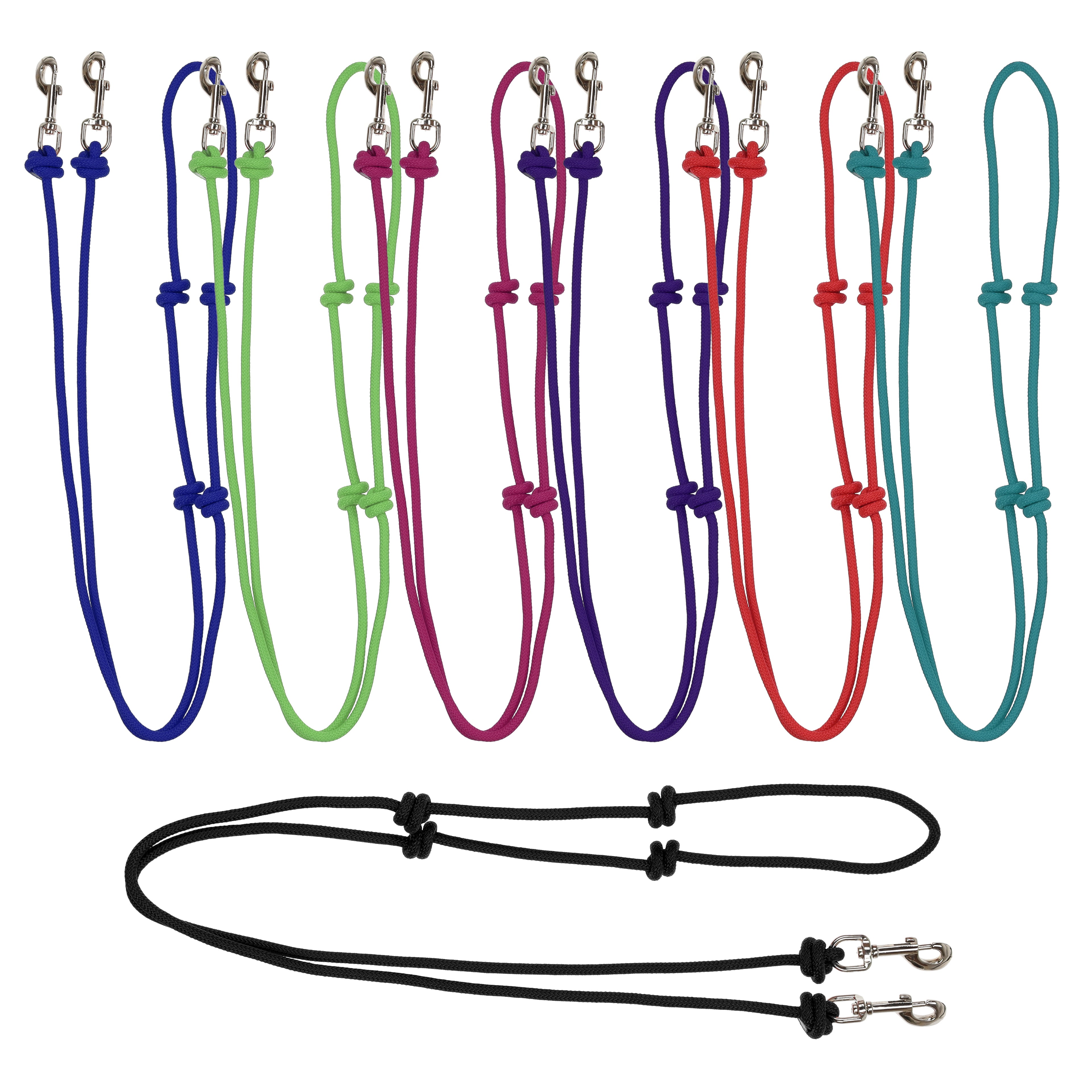 Knotted Barrel racing reins
