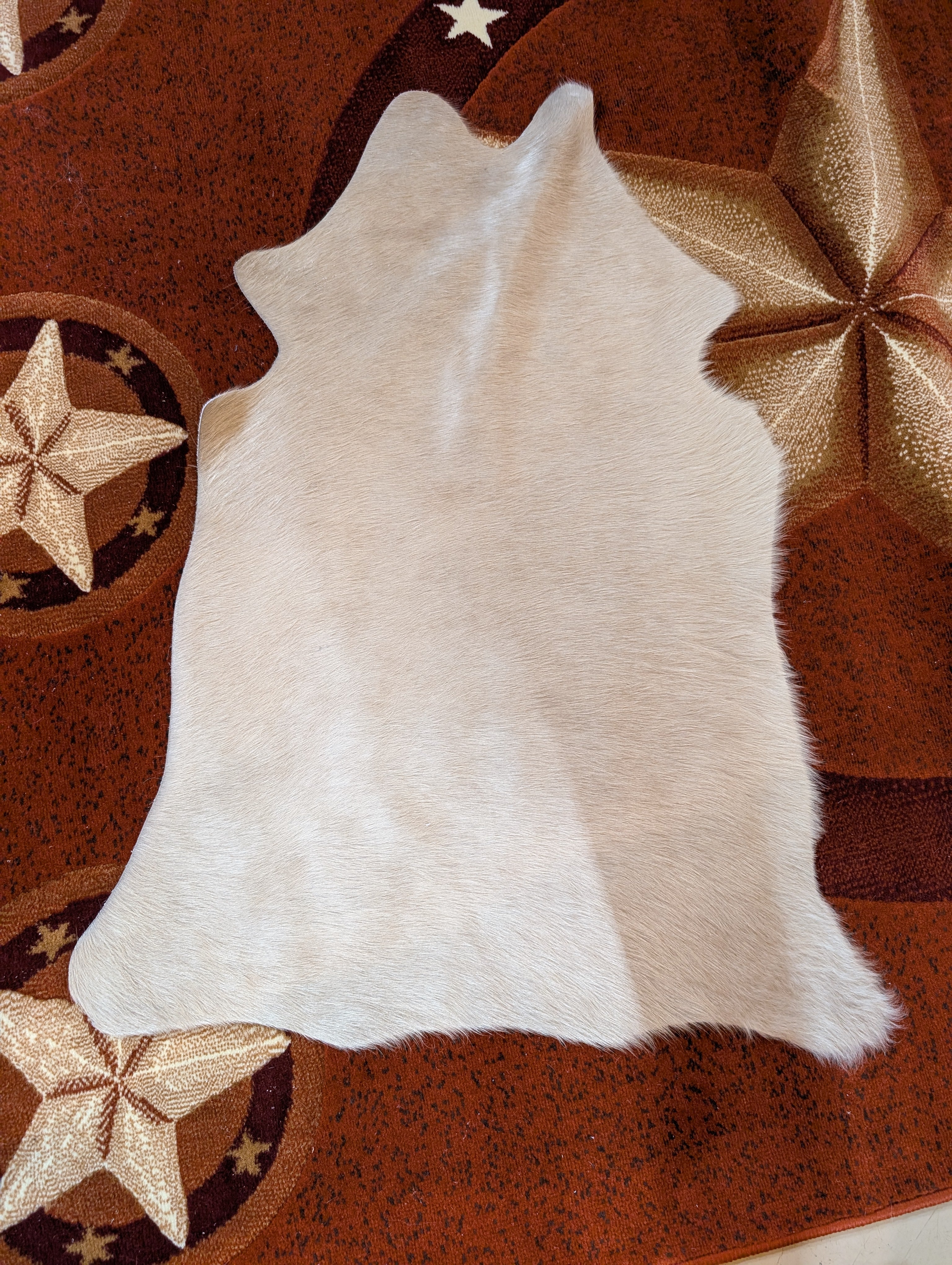 Small Genuine Cowhide Light color