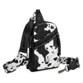 Montana West Milan Chiva Black Cow Print Sling Bag – Style MC-3354BK
