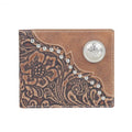 MYRA Men's Mocha Distressed wallet