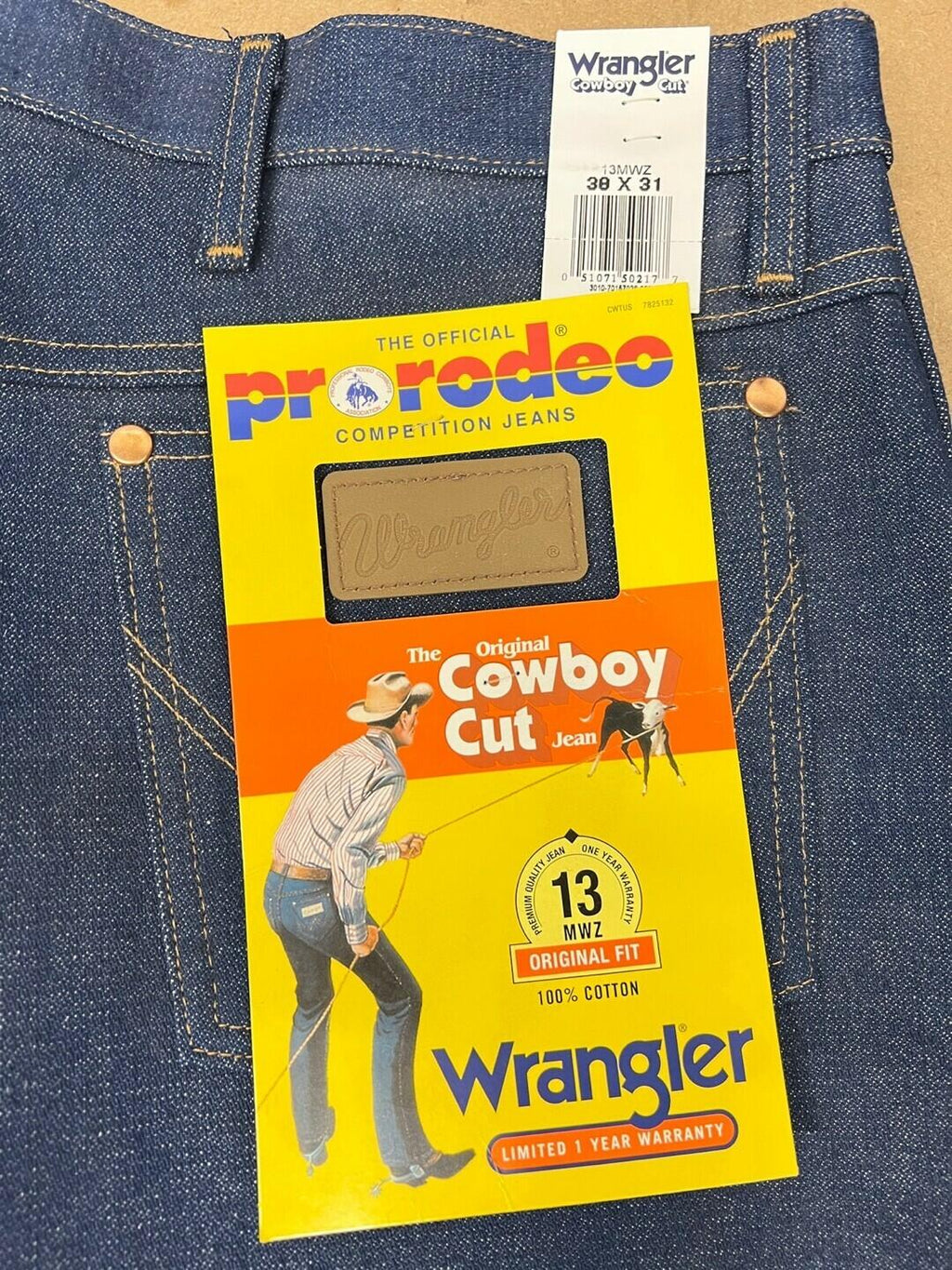 Wrangler Pro Rodeo cowboy cut jeans 