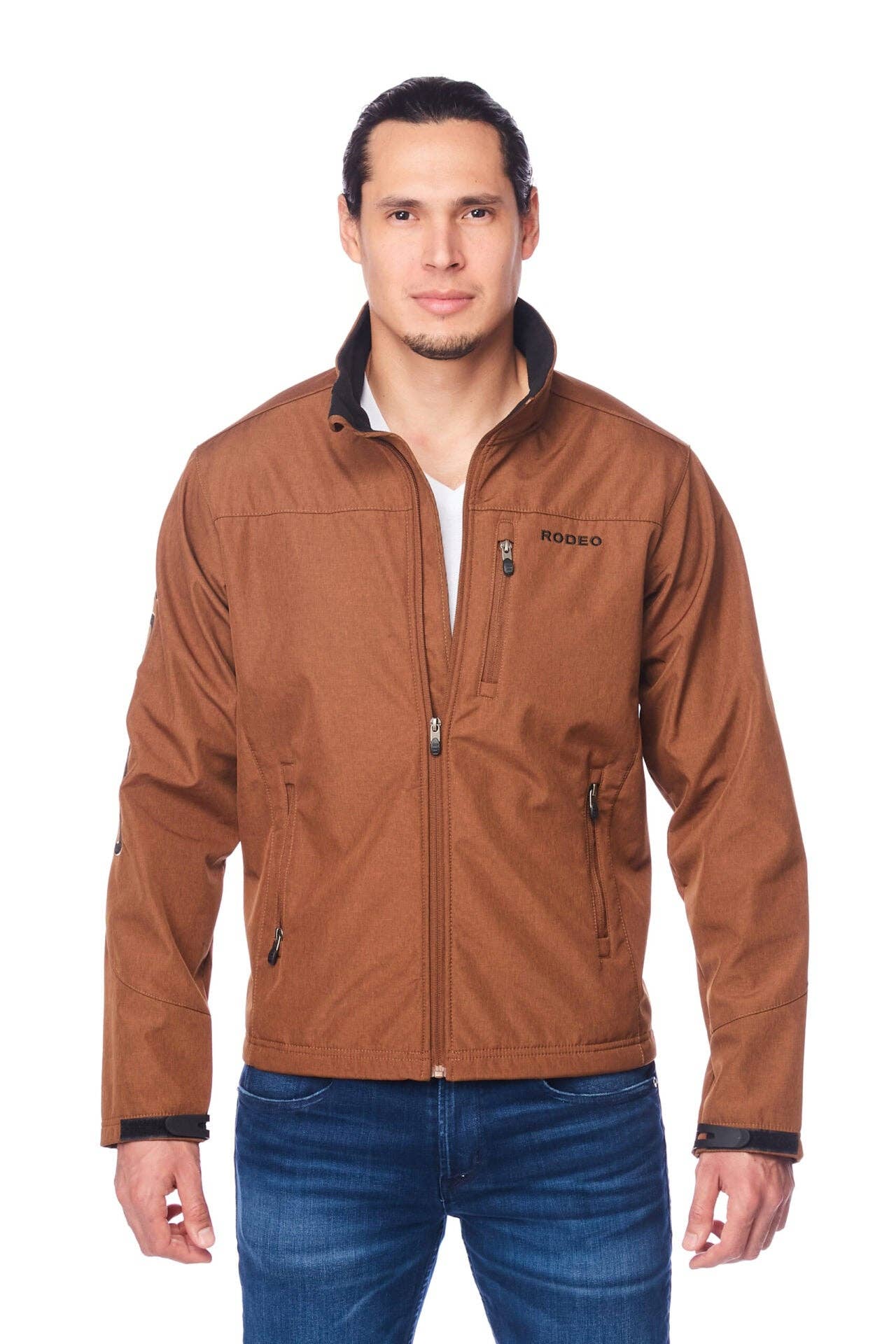 Men's Rodeo Soft Shell Jacket in brown