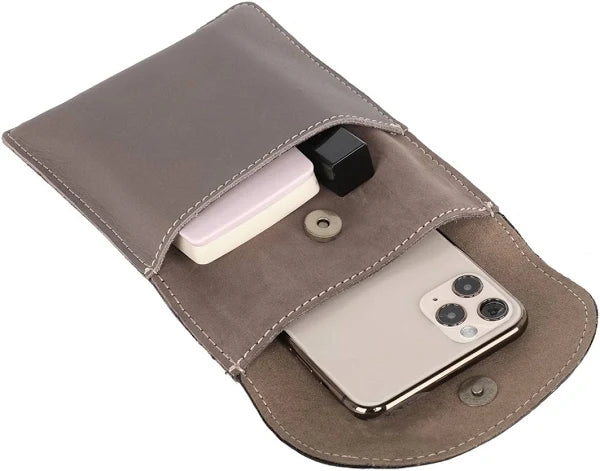 Montana West Floral Tooled Genuine Leather Belt Loop Phone Holster Pouch/Multifunction Crossbody