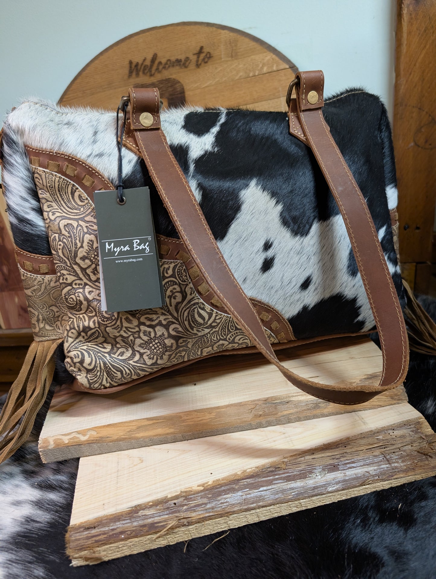 Myra Laredo Hand-Tooled Concealed Carry Bag