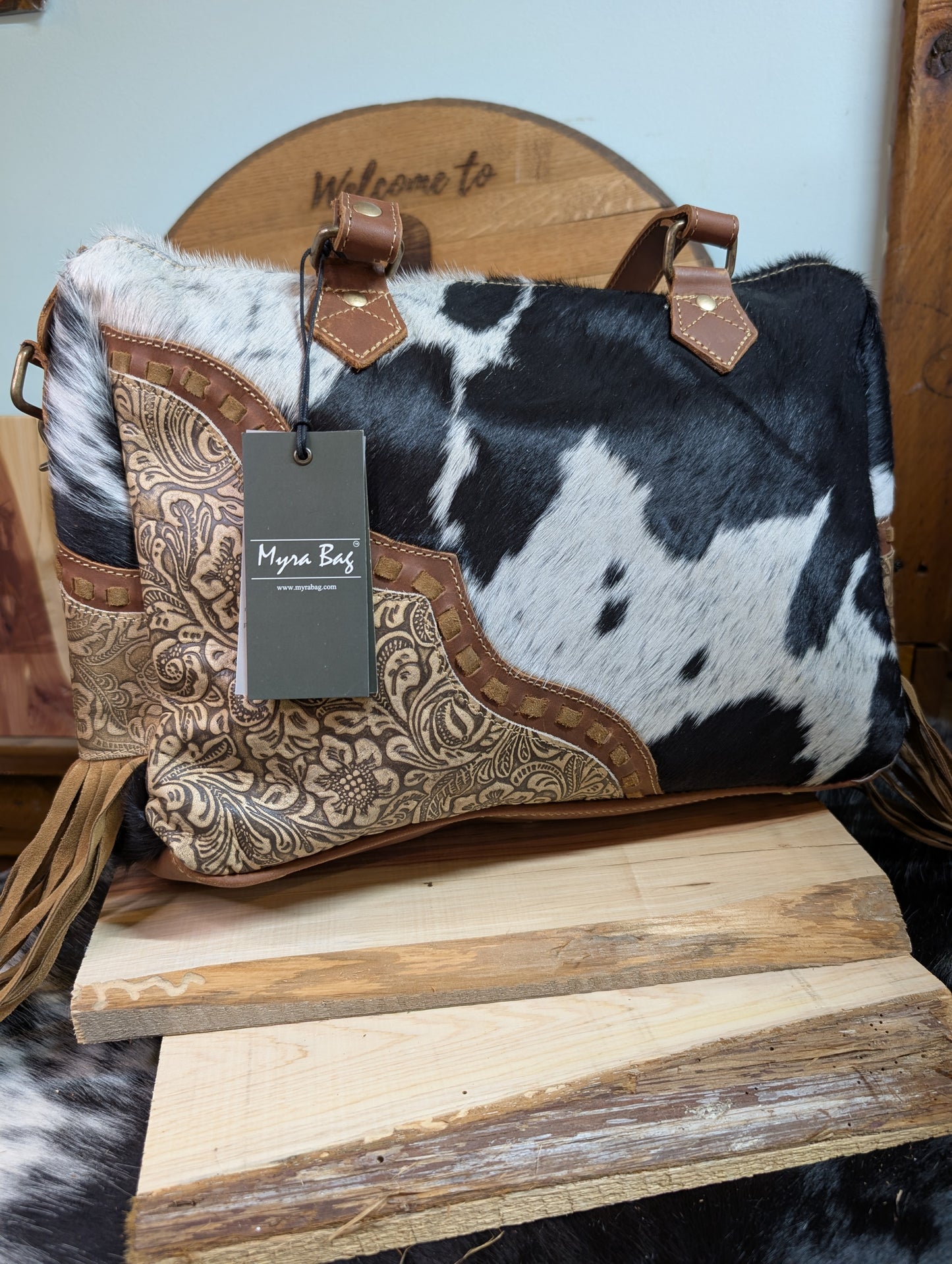 Myra Laredo Hand-Tooled Concealed Carry Bag