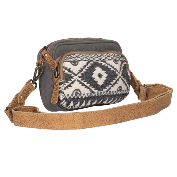 Myra canvas crossbody bag 