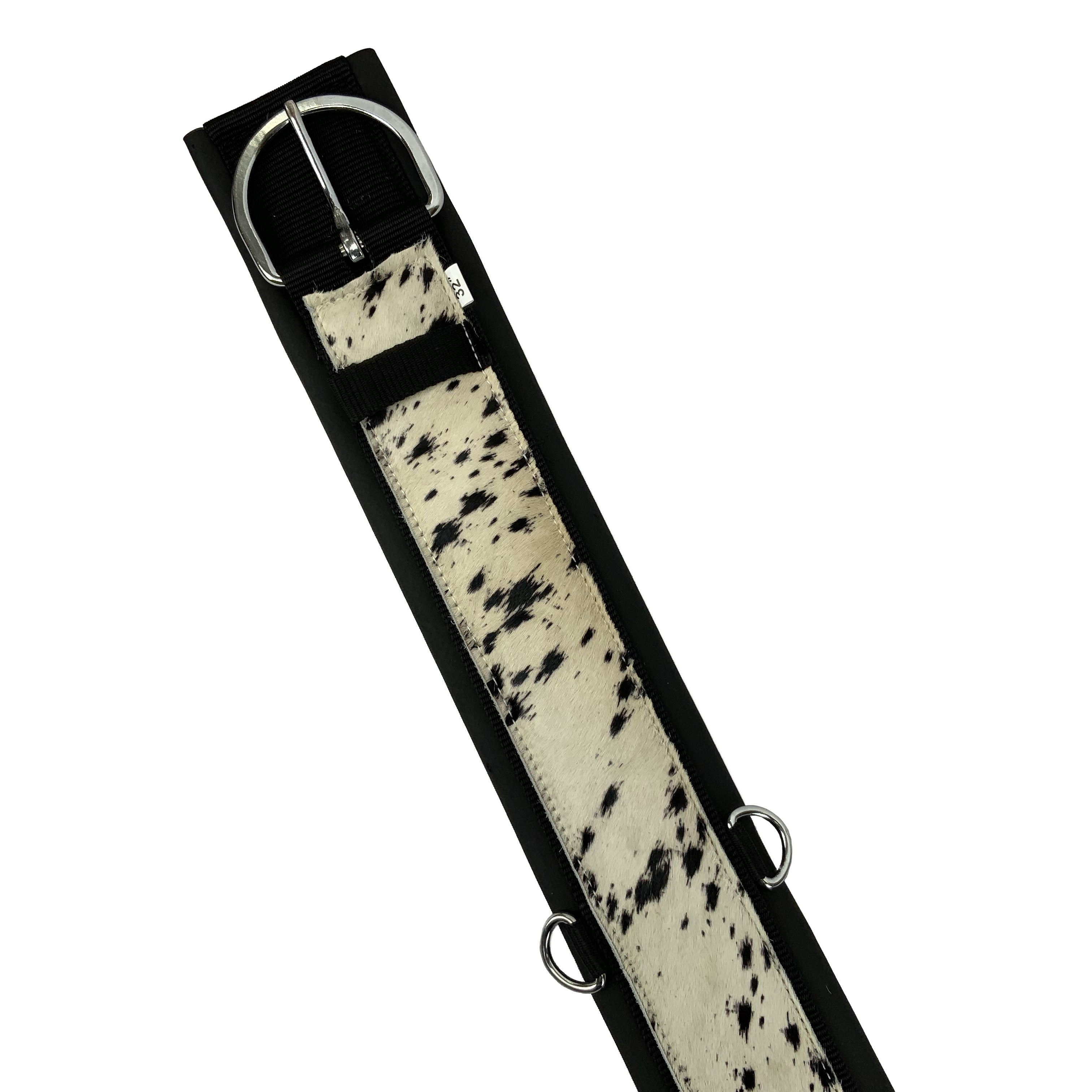 Neoprene Girth With Cowhide outside