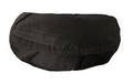 Black Cantle Bag for the back of horse saddle with a white background